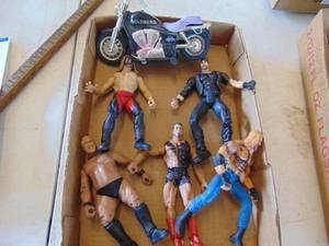 lot 3222 image: Wrestling Figurines