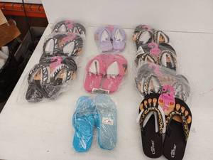 lot 26495 image: Pedi Couture Pedicure Sandals- Lot of 10