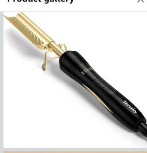 lot 7629 image: Terviiix Hot Comb for Lace Front Wigs