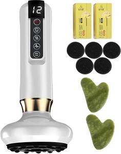 lot 7635 image: Intelligent Handheld Massage Tool for Anti - Cellulite, Electric Cupping Device with 12 Suction Modes. This Fat Remover Massager is suitable for Arms, Legs, Back and can be Used at Home. (white)