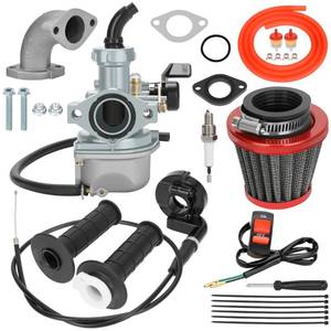 lot 7646 image: YOXUFA PZ22 Carburetor 22 mm Carb Throttle Cable Grip for 110cc 125cc ATV Pit Dirt Bike Coolster Mountopz SSR TaoTao DB14 DB24 Apollo Xpro Hawk 4 Stroke Chinese Quad Parts
