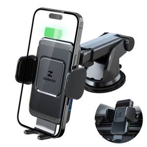 lot 7674 image: ZeeHoo Wireless Car Charger,15 W Fast Charging Auto-Clamping Car Mount,Windshield Dash Air Vent Phone Holder for iPhone 14 13 12 Mini 11 Pro Max XS XR 8,Samsung S22 S21 S20 Note 20 10 9 8