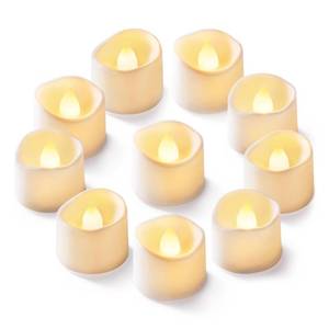 lot 7679 image: Homemory 12Pcs Flickering Flameless Candle Battery Operated, 200Hours Fake Electric LED Tea Lights for Votive, Centerpiece Table Decorations, Wedding, Aniversary, Halloween, Christmas