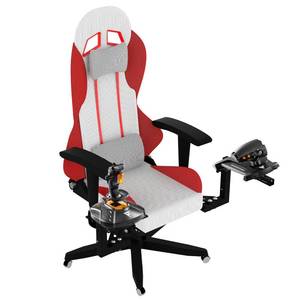 lot 7721 image: EG STARTS Games JoystickHotas Chair Mount Compatible for Thrustmaster A10C Hotas Warthog T.16000M FCS & TCA Officer Pack Airbus & VKB Gunfighter MK & Logitech X56 X52 Flight Simulation Controller