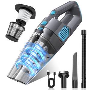 lot 7737 image: Gxzsk Handheld Vacuum Cordless, 15000PA Strong Suction Hand Held Car Vacuum Cleaner Rechargeable, Portable Hand Vacuum with Multi-Nozzles & Washable Filter for Home Office, Car, Pets