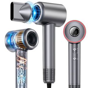 lot 7748 image: Snugluv Hair Dryer, 160000 RPM High Speed 200 Million Ionic Blow Dryer, Professional Hair Blow Dryer with Diffuser and Nozzle for Home, Travel & Salon Use, 120V