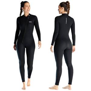 lot 7777 image: Skyone Wetsuits for Men Women, 3MM Neoprene Wetsuit Full Body Wet Suit in Cold Water, Scuba Diving Suit Long Sleeves Front Zip Warm Swimsuit for Swimming Surfing Snorkeling (Women Black, Medium)