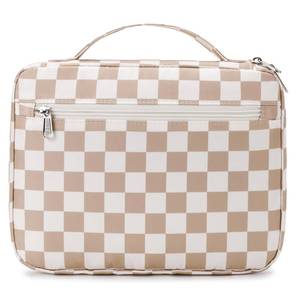 lot 7783 image: Octsky Bible Cover Case for Women Bible Book Case Church Bag Bible Protective, Checkerboard Khaki