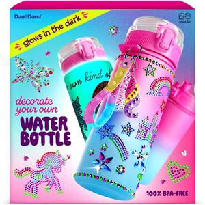 lot 7799 image: Dan&Darci Decorate Your Own Glow-in-The-Dark Water Bottle Kit for Girls - Easter Gifts for Girl Ages 4-6 5-7 6-8 - 4 5 6 7 8 Year Old Birthday Gift Ideas - Arts and Crafts for Kids Age 6-8