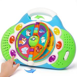 lot 7823 image: BainGesk Learning Toys for 1 2 3 Year Old Boys Girls, Alphabet Flip Toys with Sound and Light, Musical Educational Toys for Toddlers 2-3, Christmas Birthday Gift for Baby Age 12-18 Months