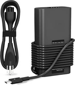lot 7856 image: ELECBRAiN Slim 90W Laptop Charger USB C Replacement for Dell Latitude 5420 5520 7480 7490 7420 Chromebook 3100 Dell XPS 13 9360 XPS15 9550 9560 DA65NM190 LA65NM190 Type C AC Adapter Power Cord
