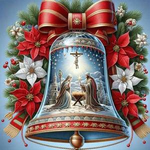 lot 7936 image: 6 Pack Christmas Paint by Numbers Kit for Adults, Snowman Adult Paint by Number Kits, Santa Claus Paint by Numbers for Adults, Cardinal Acrylic Painting on Canvas for Home Wall Art Decor 16x12 Inch