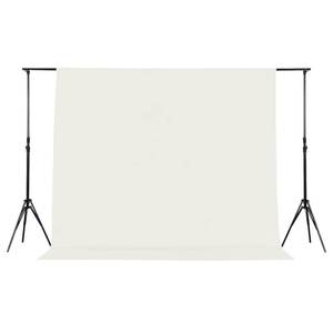 lot 7968 image: Joccun 10X10FT Ivory Backdrop Background for Photography,Polyester Backdrop Curtain Background Screen for Photography,Photoshoot,Video Recording,Studio(10X10ft,Ivory)