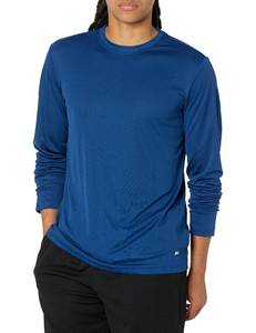lot 7973 image: Amazon Essentials Mens Performance Tech Long-Sleeve T-Shirt, Navy, Medium