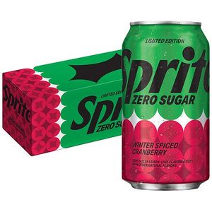 lot 7990 image: Sprite Zero Sugar Soda Pop Winter Spiced Cranberry - 12.0 fl oz x 12 pack