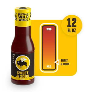 lot 9159 image: Buffalo Wild Wings Sweet & Sour Sauce  12 fl. oz. 6 pack