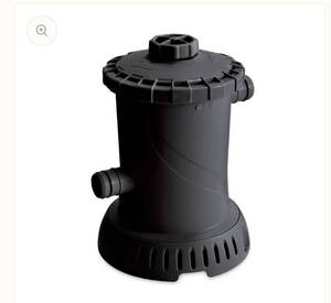 lot 9209 image: 530 GPH Above Ground Pool Cartridge Filter Pump Kit (Compatible with 1.5 Hoses)