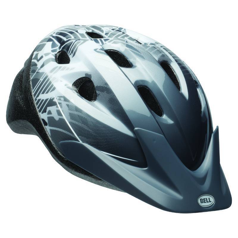 lot 1156 image: BELL Rally Bike Helmet - Dark Titanium & White, Model Number 7095431 Retail $26