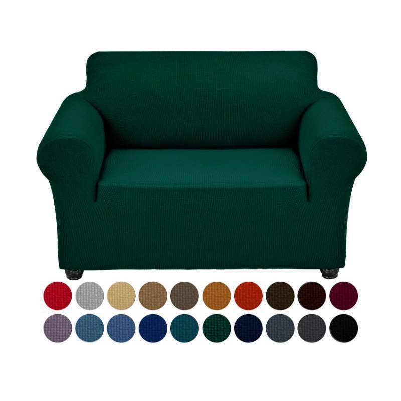 lot 1153 image: Stretch Chair Couch Cover,1-Piece Sofa Slipcover Spandex (Armchair,Hunter) Retail $29