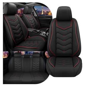 lot 1224 image: CTDS Car Seat Covers for Honda Civic 2000-2026, Stylish Sport Seat Cover, Premium Nappa Leather Car Seat Cover. Automobile Seat Covers Sets.(Standard 5 SeatsBlack) - Retail $177