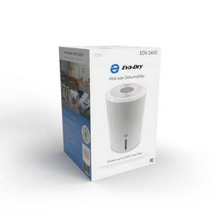 lot 1016 image: Eva-Dry 2400 ft 1.8 L Mid-Size Electric Dehumidifier - Retail $215