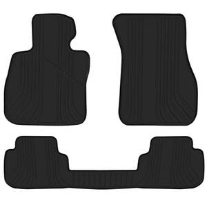 lot 1049 image: Matericuo Car Floor Mats Custom Fit for BMW 2 Series Gran Coupe F44 2020-2025 Black Rubber Auto Liner Mats All Weather Protection Heavy Duty Odorless - Retail $39