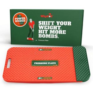 lot 1083 image: WHYGOLF Pressure Plate With Power Wedge For Increased Power and Accuracy, Weight Shift Balance Board, Golf Teaching & Golf Training Aid for Club Practice Equipment - Retail $100