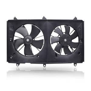 lot 1084 image: PartsFlow Radiator Cooling Fan Assembly Compatible with 2003 2004 2005 2006 2007 Honda Accord (DX Sedan&EX Coupe&EX Sedan&LX Coupe&LX Sedan) 2.4L 620-225 - Retail $76