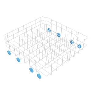 lot 1225 image: UPGRADED 808602302 5304535768 Dishwasher Lower Rack Replacement Compatible with Frigidaire, Kenmore Dishwasher Bottom Rack with 154174501 Blue Wheels Replace 154432602 154432601 Dishwasher Rack Parts - Retail $93