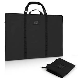 lot 1261 image: Large Size Art Portfolio Bag with Nylon Shoulder, 24 x 36 inches Light Weight Poster Storage Bag Board Holder with Handle and Zipper for Poster, Sketching and Drawing (black) - Retail $16