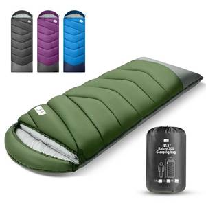 lot 1264 image: TANSTRIDER Sleeping Bags for Adults Cold Weather & Warm 40��,4lb Lightweight Sleeping Bag for Tall Kids Girls Boys with Compression Sack,Camping Essentials Gear, Hiking,Travel, Outdoor & Indoor - Retail $40
