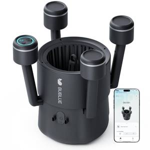 lot 1265 image: BUBLUE F10 Robotic Surface Skimmer, Pool Cleaner with Powerful Suction, Dual Motor, 5L Filter, Dual Cleaning Modes, Smart App Control, One-Tap Docking, LED, AI Navigation, for Pools up to 538 Sq.Ft. - Retail $250