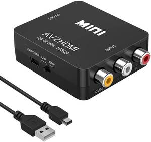 lot 35239 image: USB C to HDMI Adapter, Type C to 4K Adapter with 100W PD & USB 3.0 Port Multiport Digital AV Converter (RCA to HDMI) - Retail $8