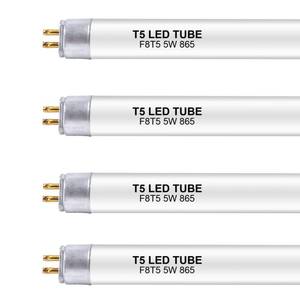 lot 35240 image: 12 Inch F8T5DL LED Replacement Bulbs, 6500K Daylight, T5 LED 5 Watts Replace Fluorescent Bulb with LED, Replacement Tube for Counter and Cabinet Fixture, 4 Pack - Retail $19
