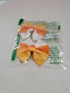 lot 35307 image: Hair Bows for Girls - Candy Corn Hair Bow Clips Thanksgiving Hair Bows Alligator Clips Barrettes Fall Autumn Holiday Hair Accessory for Women Girls Teens - Retail $10