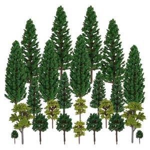 lot 35316 image: Fake Artificial Miniature Tree Model for DIY Train Buildings Architecture Diorama Garden Christmas Scenery Supplies - Retail $12