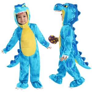 lot 35349 image: Spooktacular Creations Halloween Dinosaur Costume Kids, T-Rex Costume Outfit with Egg for Toddler Child Dress Up Party - Retail $26
