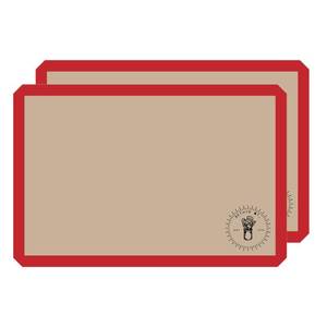 lot 32682 image: Silicone Baking Mats, Full Size Baking Sheet Liners, Multi Pack,16 x 24 inch, Non-Stick, Silicone Baking Sheet Liner, Perfect For Baking Macarons Cookies And Cakes (Full Size, 2, Baking Mats) 40x60 cm - Retail $21
