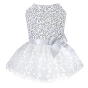 lot 40384 image: CuteBone Dog Birthday Dress Girl Puppy Skirt Tutu Cat Wedding Outfit Pet Party Clothes for Small Dogs Costume DD17XS - Retail $16