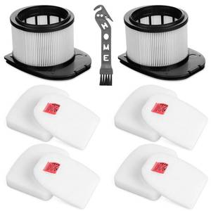 lot 40397 image: Filters Replacement for Shark Vacuum Cordless Duoclean Stratos Cleaner IZ862H IZ562H UZ865H IZ540H IZ840H IZ800, 2 HEPA and 4 Felt & 4 Foam Filters Replace Part XPSMFIZ700 & XFFKIZ70 - Retail $15