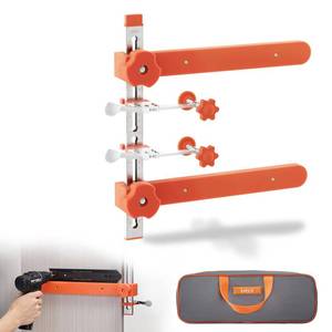lot 49310 image: Imbot Drawer Slide Jig Precision Cabinet Drawer jig Tool with Laser-Engraved Double Scale Markings for securing Cabinet Slides, Providing Fast and Accurate Installation for DIY and Professionals. - Retail $40