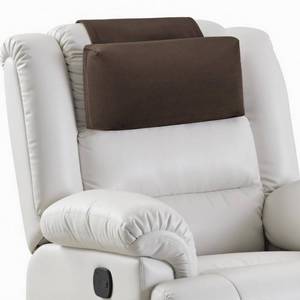 lot 49338 image: AHUAWA Neck Pillow for Recliner Chair, 14 Adjustable Recliner Pillow for Headrest, Soft Velvet Non-Slip Head Pillow for Recliner, Couch, Chair, Sofa - Retail $26