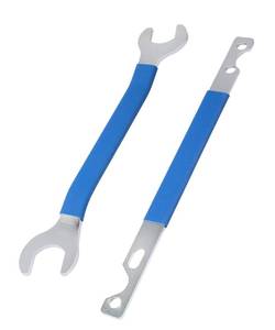 lot 51104 image: UNLRAE 2PCS Fan Clutch Removal Tool,Car Accessories,32mm 36mm Fan Clutch Wrench Set,Water Pump Pulley Holder Removal Tool,Compatible with E30 E36 E39 E46 E54 E1997 328i 330i 533 530i 540i - Retail $15