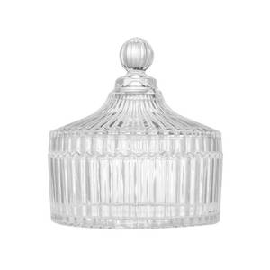 lot 51115 image: COSHINE Extra Large Body Powder Puff Dish, Powder Puff Crystal Container, Body Puff Jar, Puff not Including