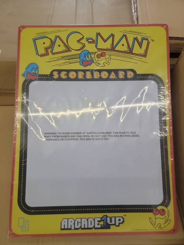 lot 56758 image: Pac-Man Arcade1Up Scoreboard Panel - 120 ct.