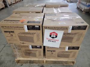 lot 56716 image: LG Room Air Conditioners 5,800BTU  7ct. - 5,000BTU 5ct.