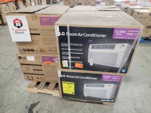 lot 56717 image: LG Room Air Conditioners 12,000BTU - 6ct.