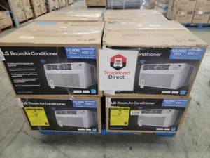 lot 56719 image: LG Room Air Conditioners 10,000BTU - 8ct.