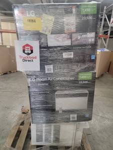 lot 56721 image: LG Room Air Conditioners 23,500BTU - 3ct.