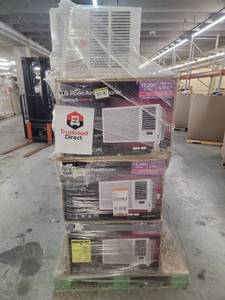 lot 56722 image: LG Room Air Conditioners Cooling&Heating 12,200BTU 5ct. - 7,600BTU 2 ct.